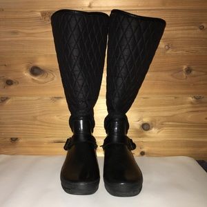 Sperry Top-Sider Black, Quilted Rain Boots